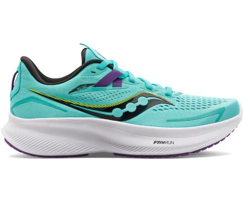 Saucony Ride 15 Wide Ženske Cipele Menta Ljubičaste | 6R8SQLEE