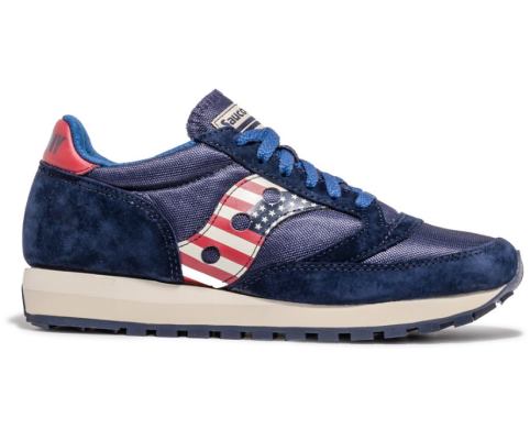 Saucony Stars & Stripes Jazz 81 Muške Cipele Crvene Bijele Plave | CBDGLF0X