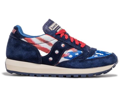 Saucony Stars & Stripes Jazz 81 Ženske Cipele Crvene Bijele Plave | ELRL47C6