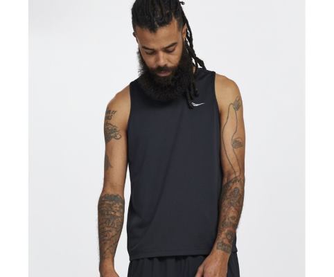 Saucony Stopwatch Singlet Muške Tops Crne | 100RWQMM